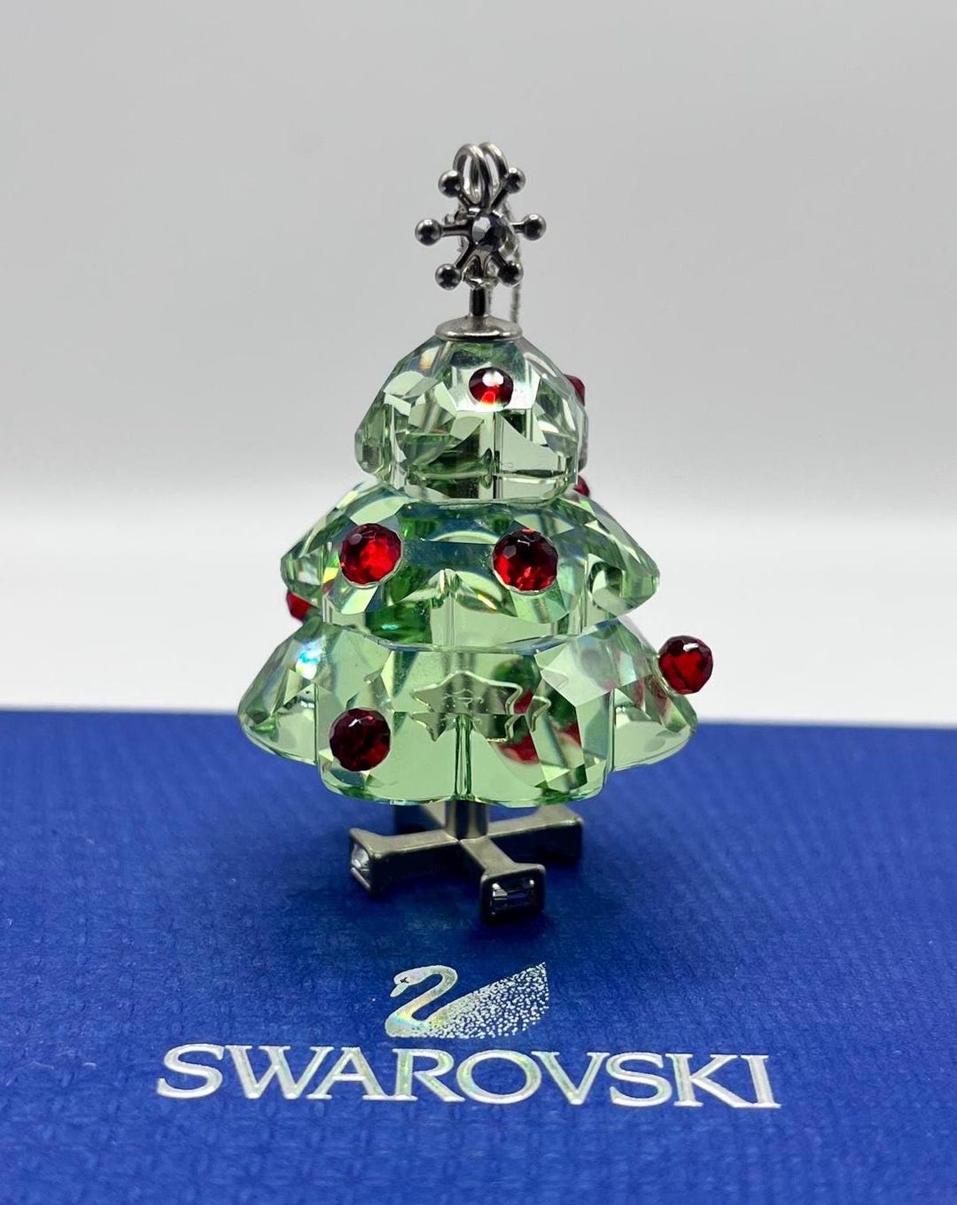 Swarovski 0904990 Small Green and Red Crystal Christmas Tree