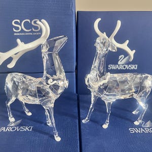 Swarovski figurine 2012 Christmas Stag 1133076 New in box priced individually
