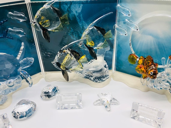 Swarovski Wonders of the Sea Compete Set With Boxes and