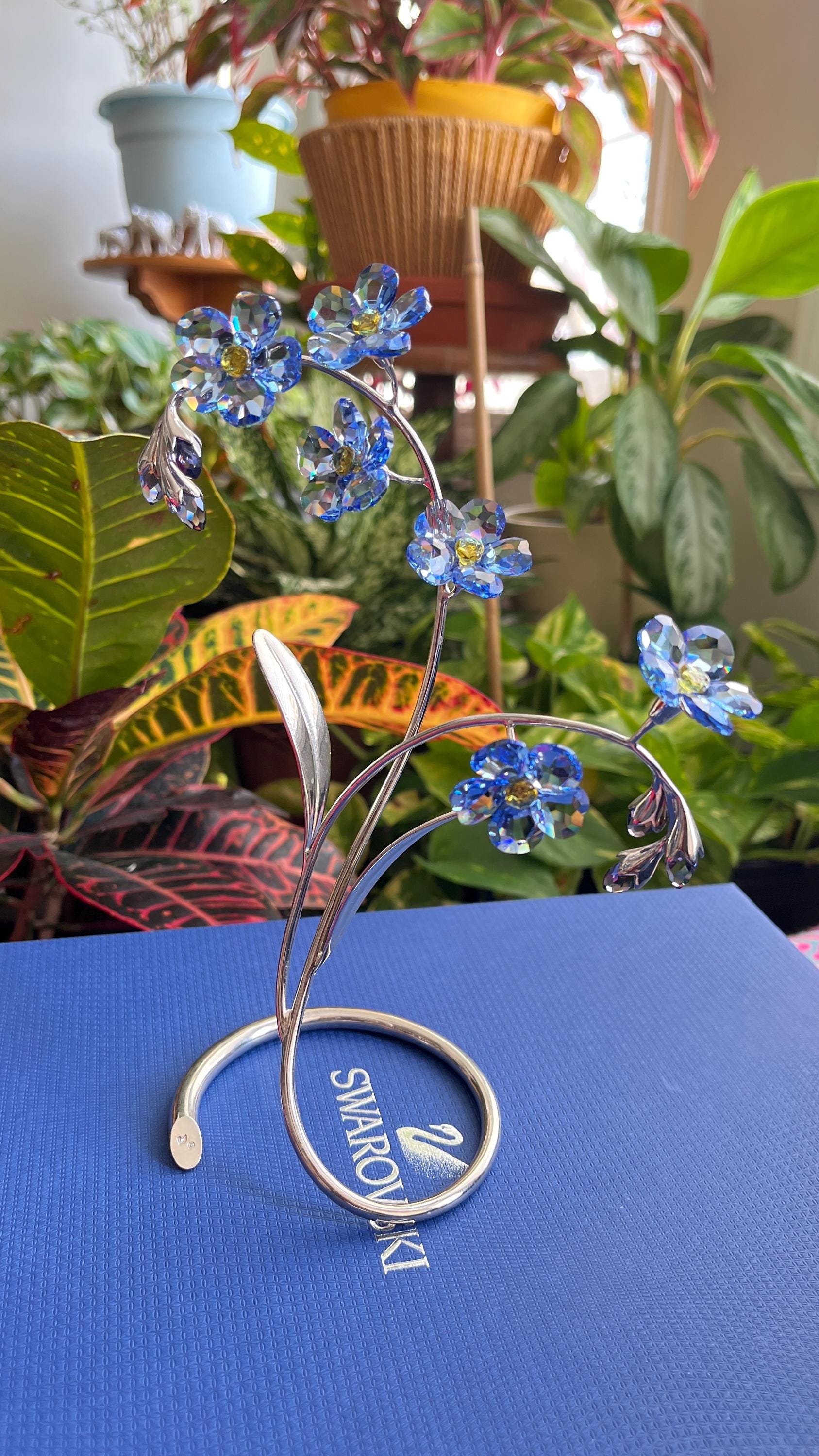 スワロフスキー クリスタル ディンドリ サファイアブルー パラダイスフラワー SWAROVSKI Crystal Paradise Flowers Danuba Sapphire - Etsy Hong Kong