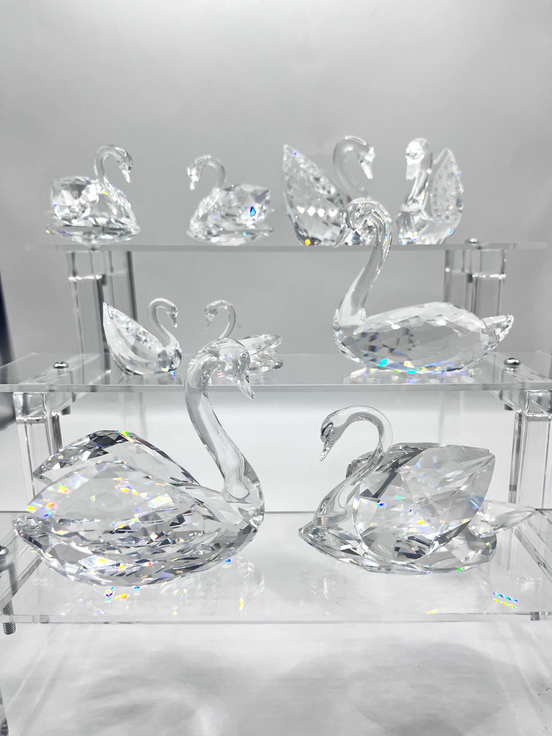 スワロフスキークリスタル 白鳥 置物 SWAROVSKI（スワロフスキー） クリスタル 白鳥 置物 フィギュア スワン