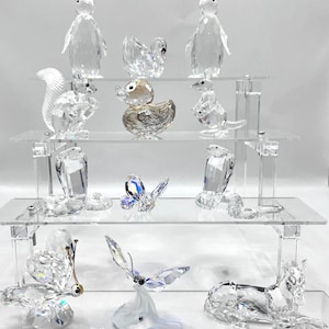 Priced individually Swarovski crystal figurines made in Austria without boxes