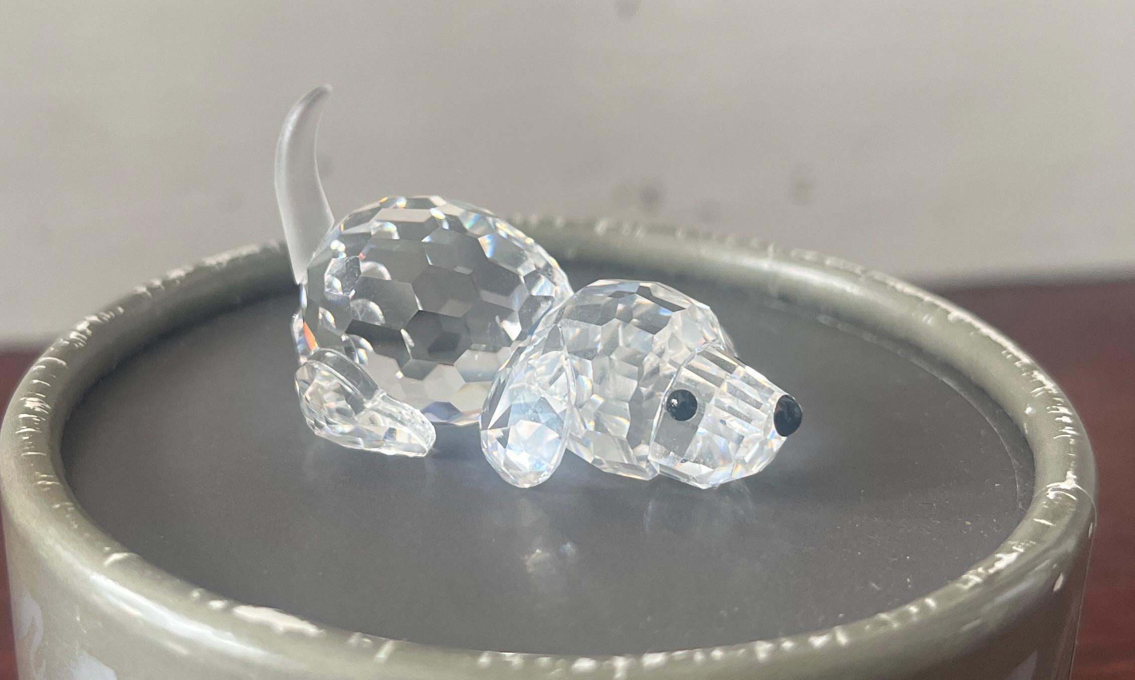 Swarovski Crystal Small Dog Figurine With Box and COA - Etsy Swarovski Crystal Small Dog Figurine With Box and COA - Etsy