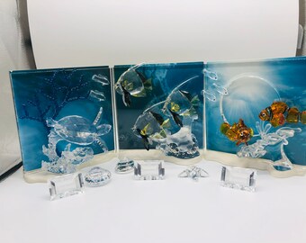 SWAROVSKI スワロフスキー Wonders of the sea Swarovski Wonders of the Sea Compete Set With Boxes and