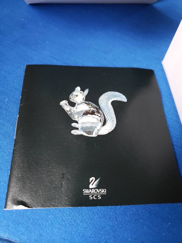 Swarovski Crystal Figurine 10th Anniversary Edition-the Squirrel