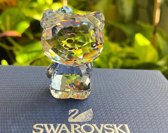 Hello Kitty Blue Bow Limited Edition Swarovski Crystal in Mint