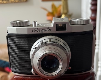 Vintage King Regula Film Camera – Steinheil Munich Cassar Lens Not tested