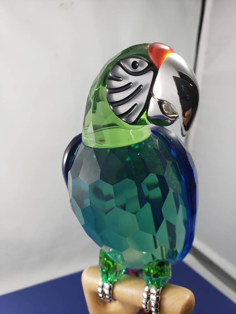 Kristall Swarovski grün Vogel ara 685824 PARADISE