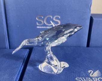 Swarovski SCS Gray Wolf, Gray & Golden Crystal Authentic MIB