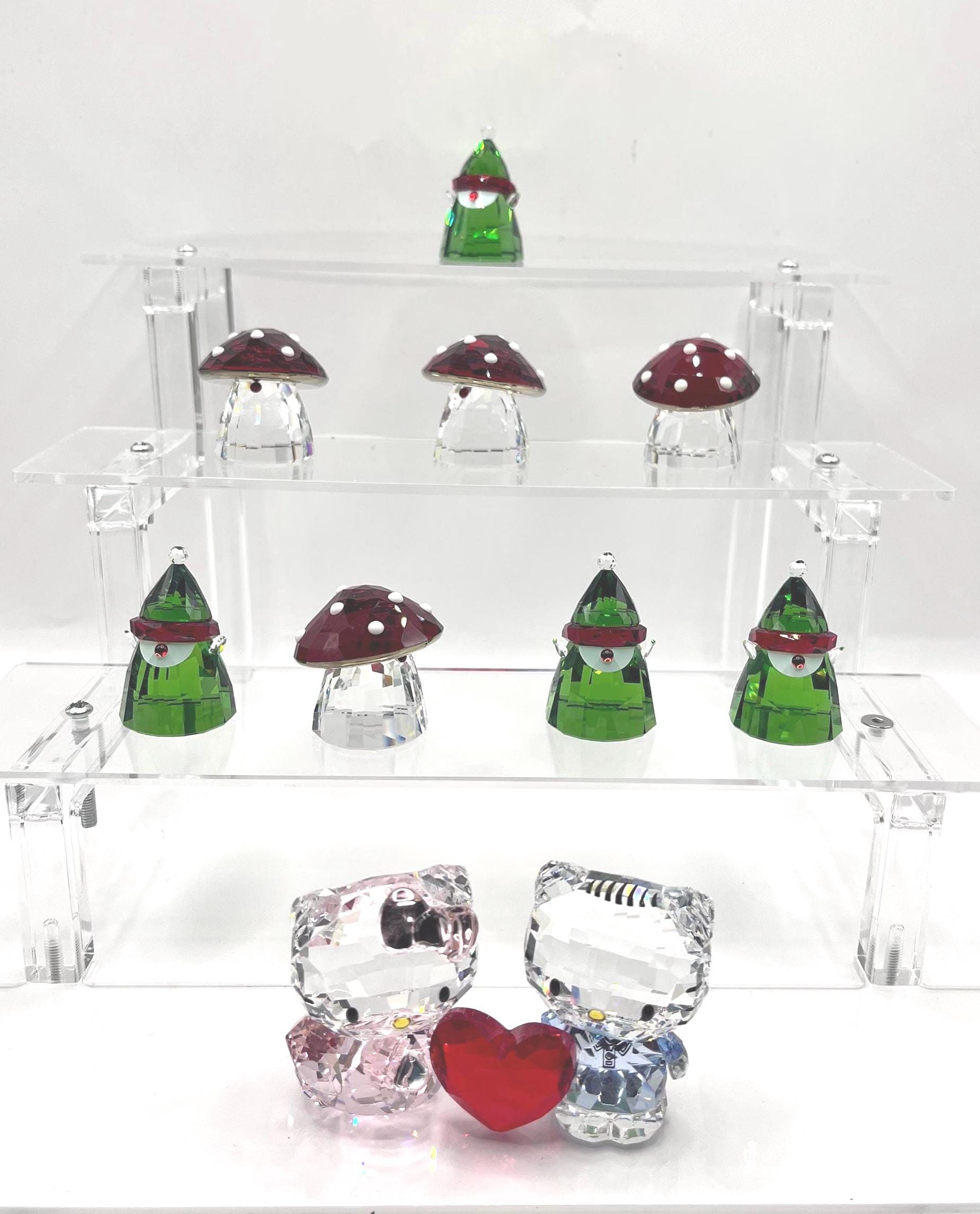 スワロフスキーのクリスマスエルフとキノコは個別価格です - Etsy 日本