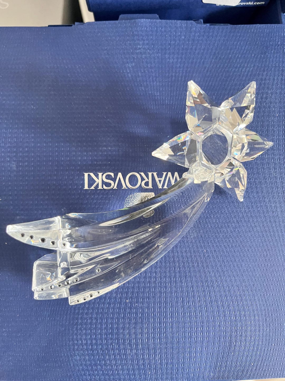 Swarovski Crystal Comet Candle Holder 236716 With Original Box