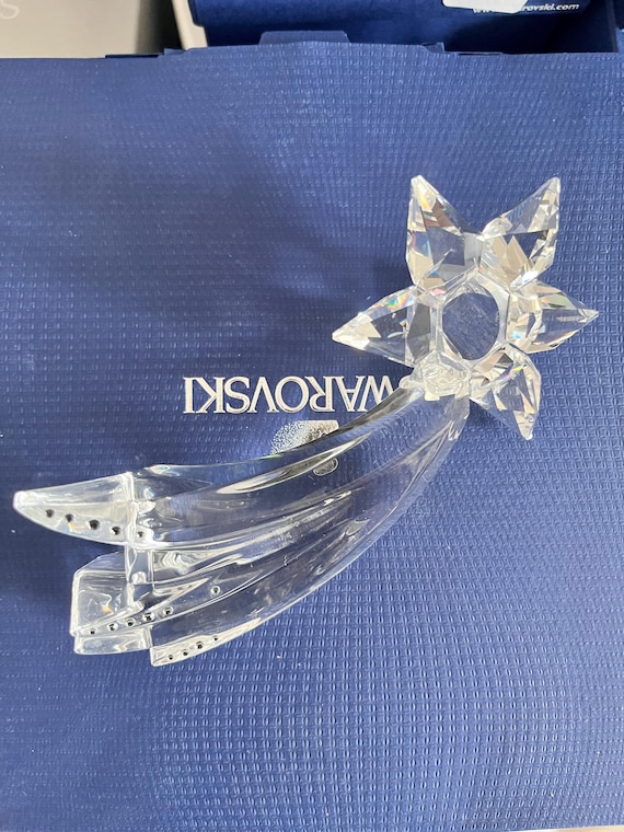 Swarovski Crystal Comet Candle Holder 236716 With Original Box