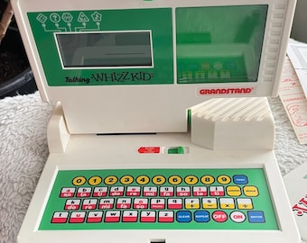 Vintage 1986 Vtech Talking Whiz Kid Learning Laptop Computer Educational Works