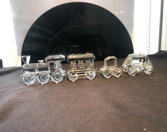 Swarovski Crystal Train Set - Mint Condition - Etsy