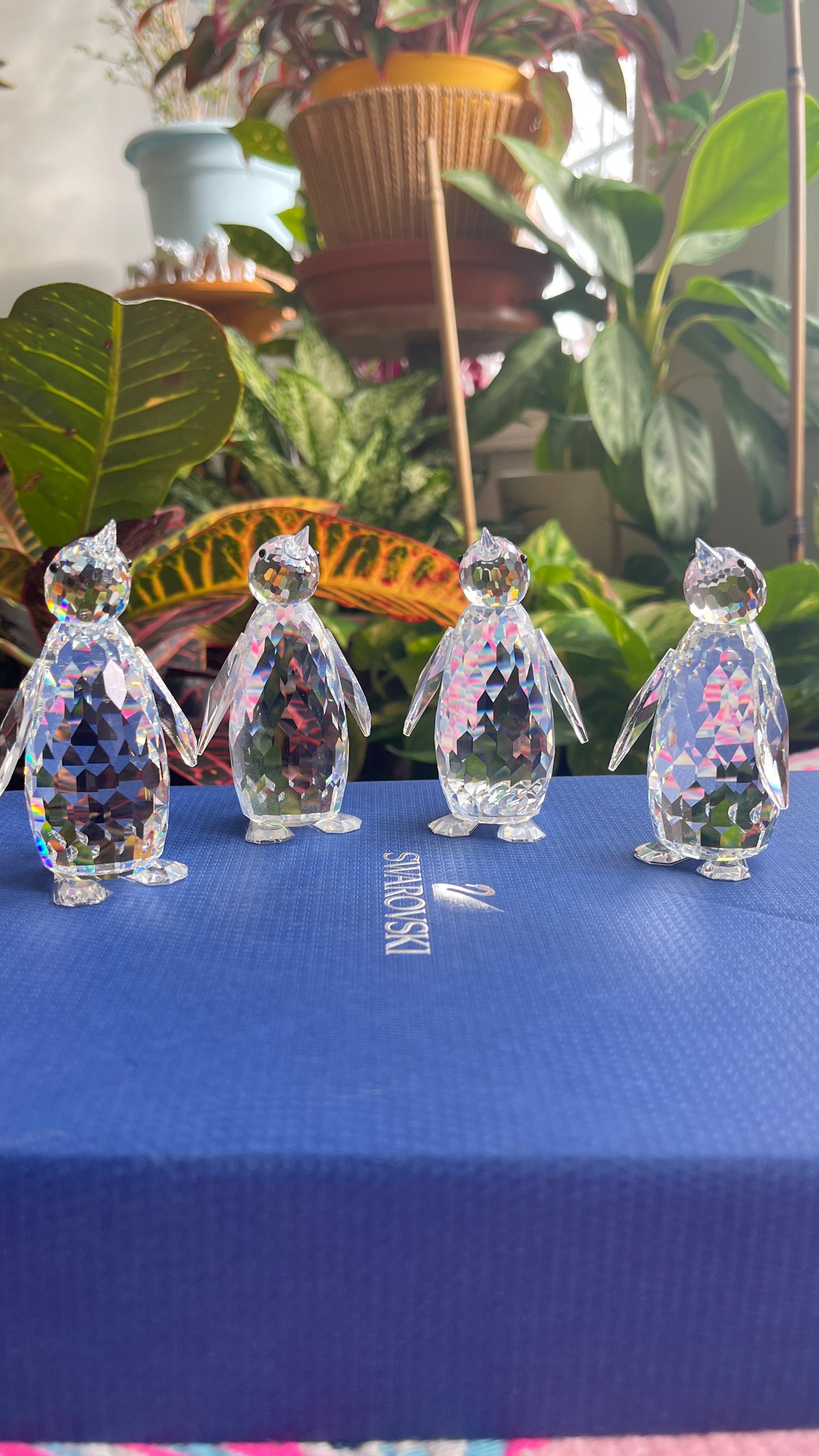 Genuine Swarovski Crystal Penguins Priced Individually Without Box