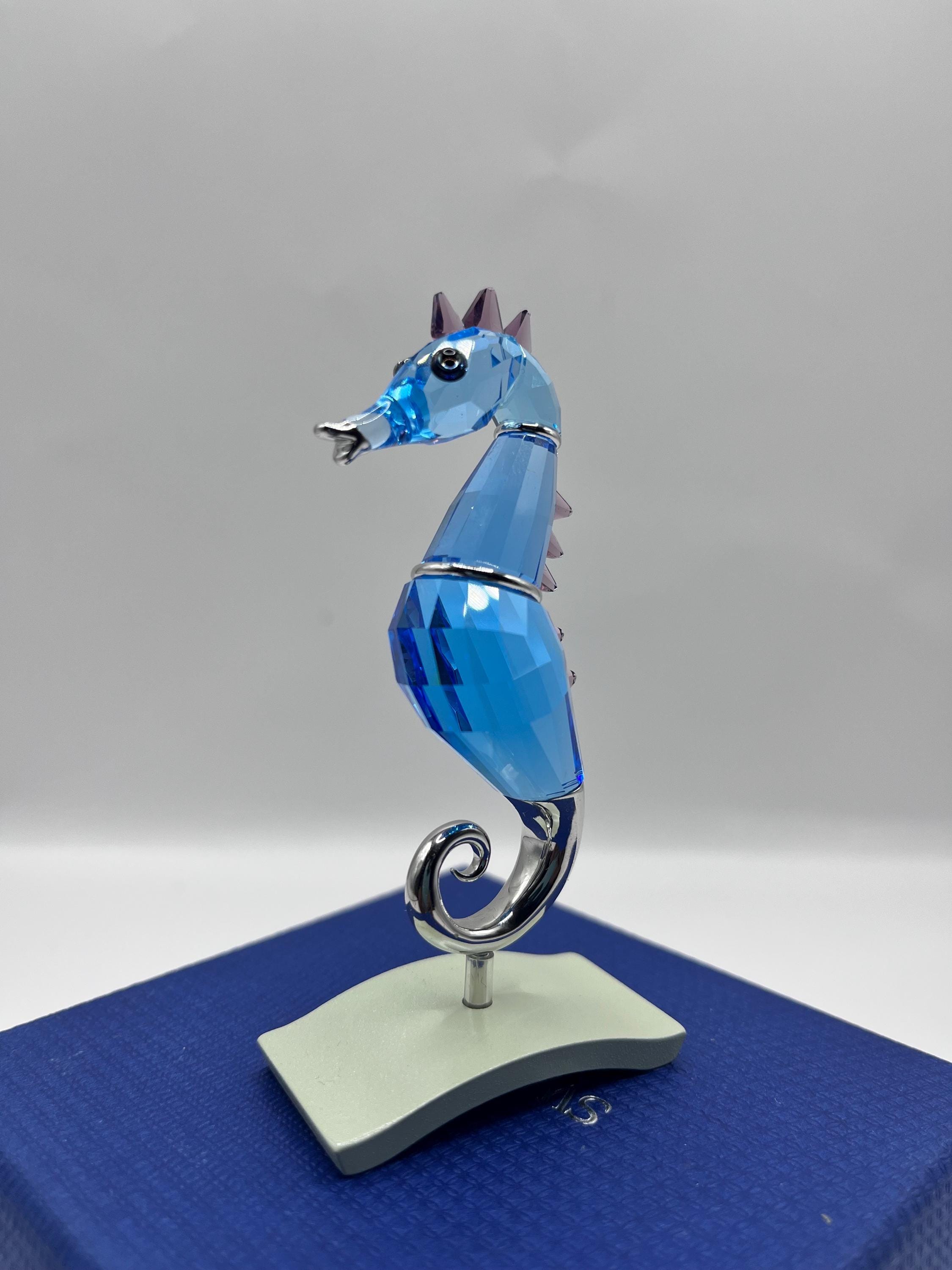 Swarovski Chipili - Aquamarine Paradise Seahorse is Made of