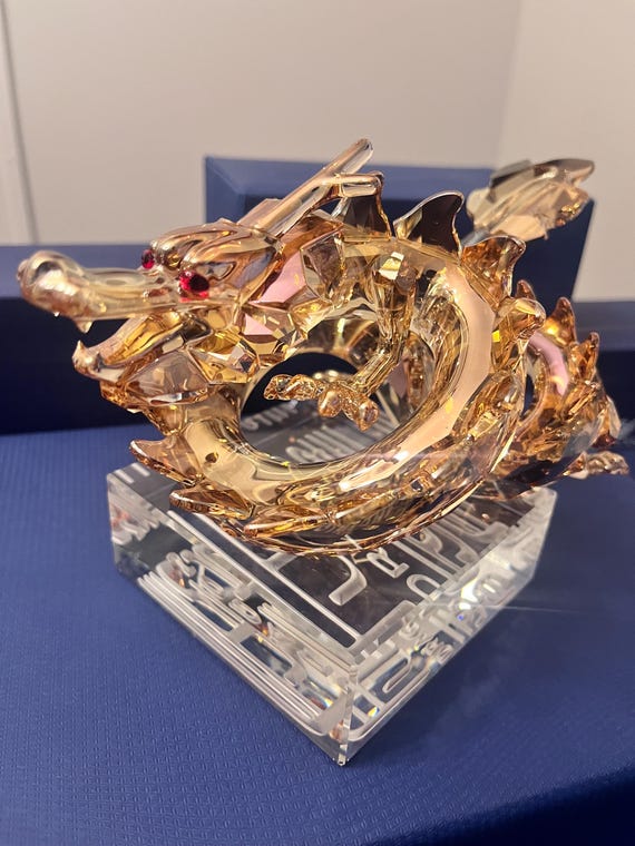【美品】黄道の龍/zodiac dragon Asian Symbols Dragon | Swarovski