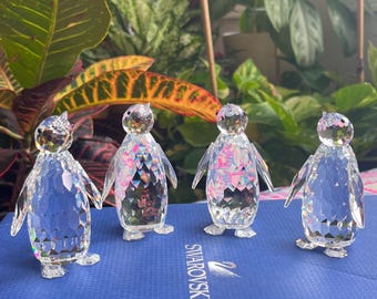 スワロフスキー　ペンギン　親子　627067 Swarovski Symbols Penguin Set #627067 and #627068 Mother With Baby