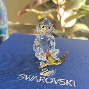 Monkey Swarovski Crystal - Etsy