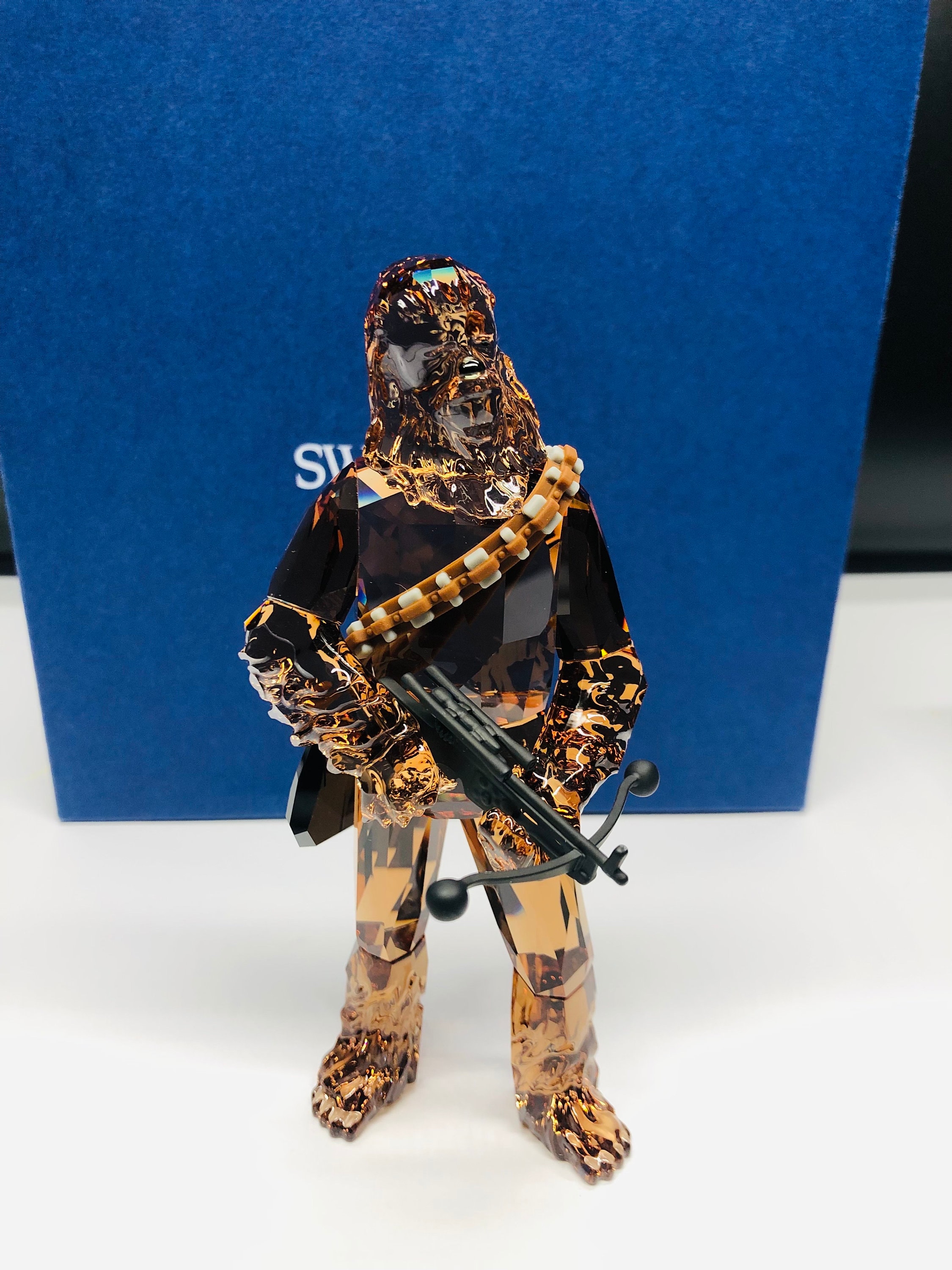 【新品♥希少】スワロフスキー スターウォーズ Chewbacca チューバッカ スワロフスキー SWAROVSKI クリスタルフィギュア スターウォーズ