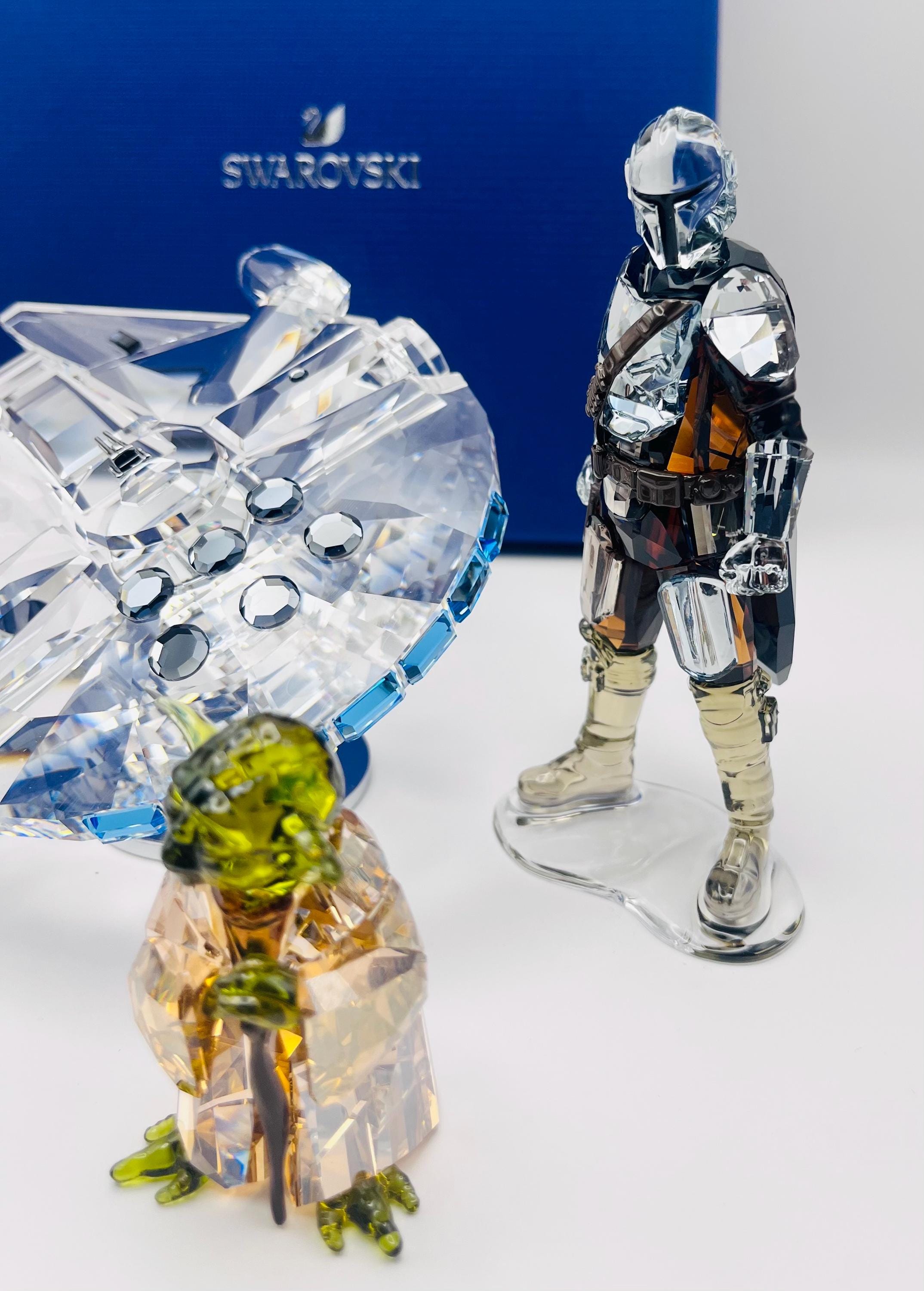 Carte à diamanter - grogu de mandalorian star wars 18x18cm - crystal