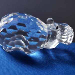 Swarovski Crystal figurine hippo  with original box and COA