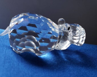 Swarovski Crystal figurine hippo  with original box and COA