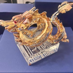 As is Swarovski Chinese Zodiac - Dragon Figurine 1080295 - Etsy