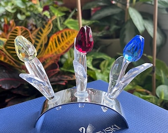 SWAROVSKI Crystal Paradise Flowers Danuba Sapphire - Etsy