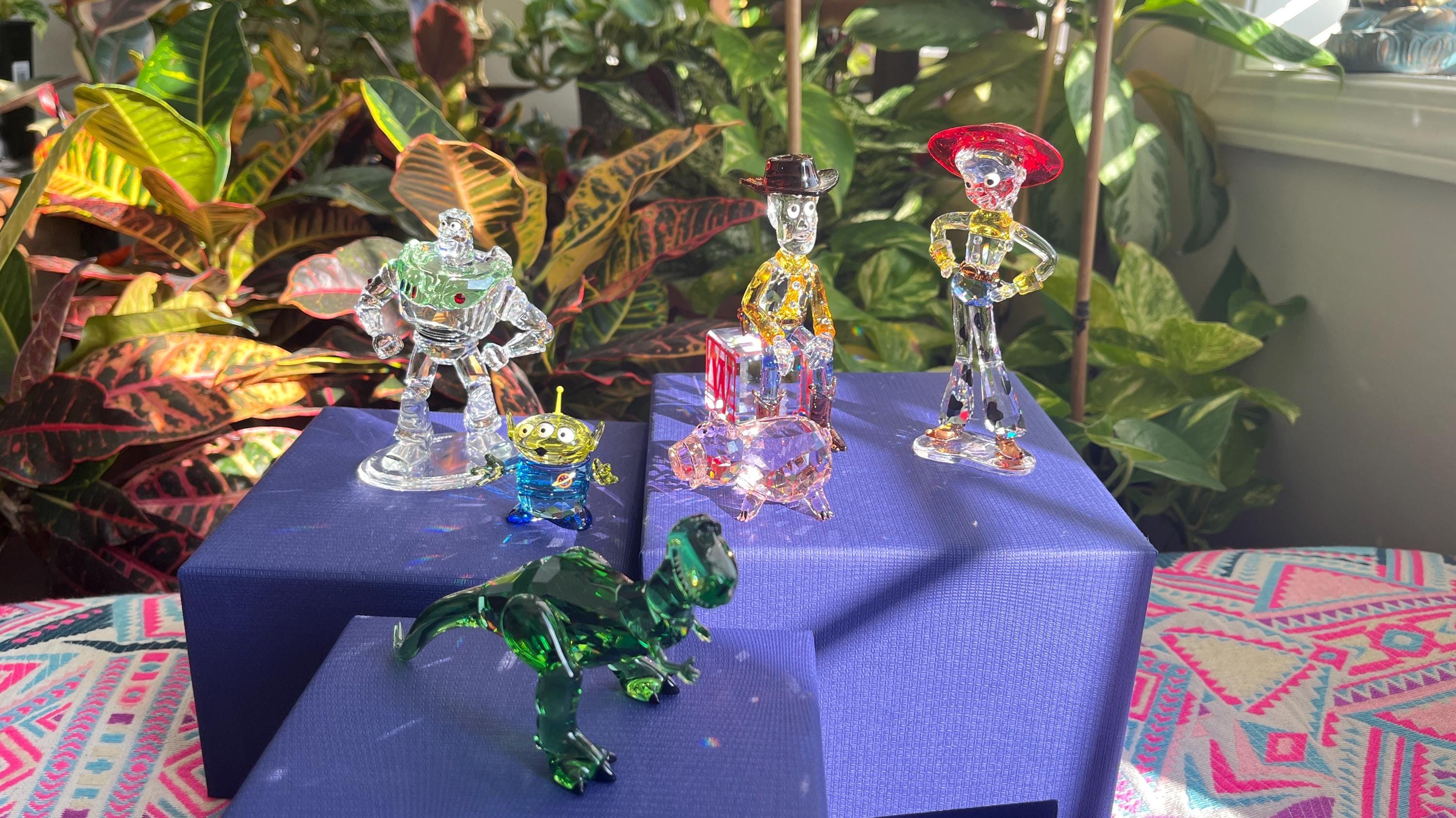 Swarovski Toy Story 6 Pieces Set Woody Jessy Buzz Rex and Ham
