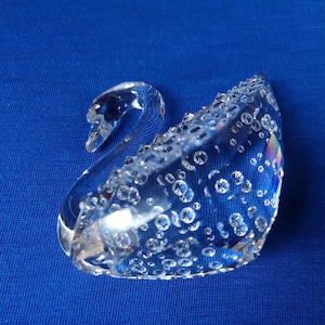 Swarovski crystal swan 100th anniversary retired piece.