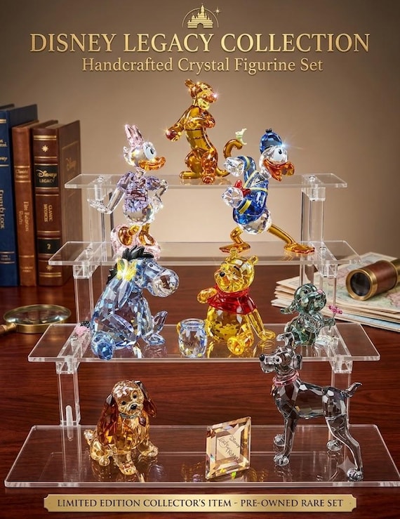 ディズニーショーケース Crystal World クリスタルワールド ティガー Swarovski Disney Tigger, Eyeore,winnie ,donald Duck and Daisy Duck