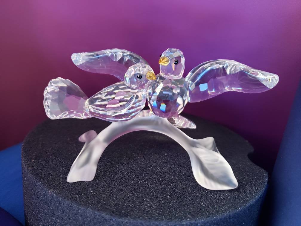 Swarovski Crystal Love Birds for sale Only 3 left at 75