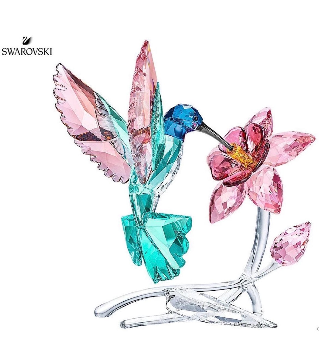 NIB Authentic Swarovski Hummingbird Timeless Unique Crystal