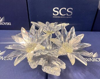 Swarovski クリスタルフラワー Swarovski Crystal Maxi Flower Arrangement 252976 Retired Vintage