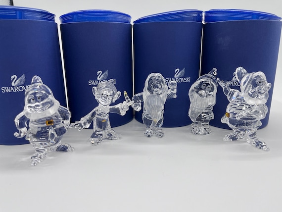 Swarovski Snow White Dwarfs Doppy ,sleepy,happy - Etsy