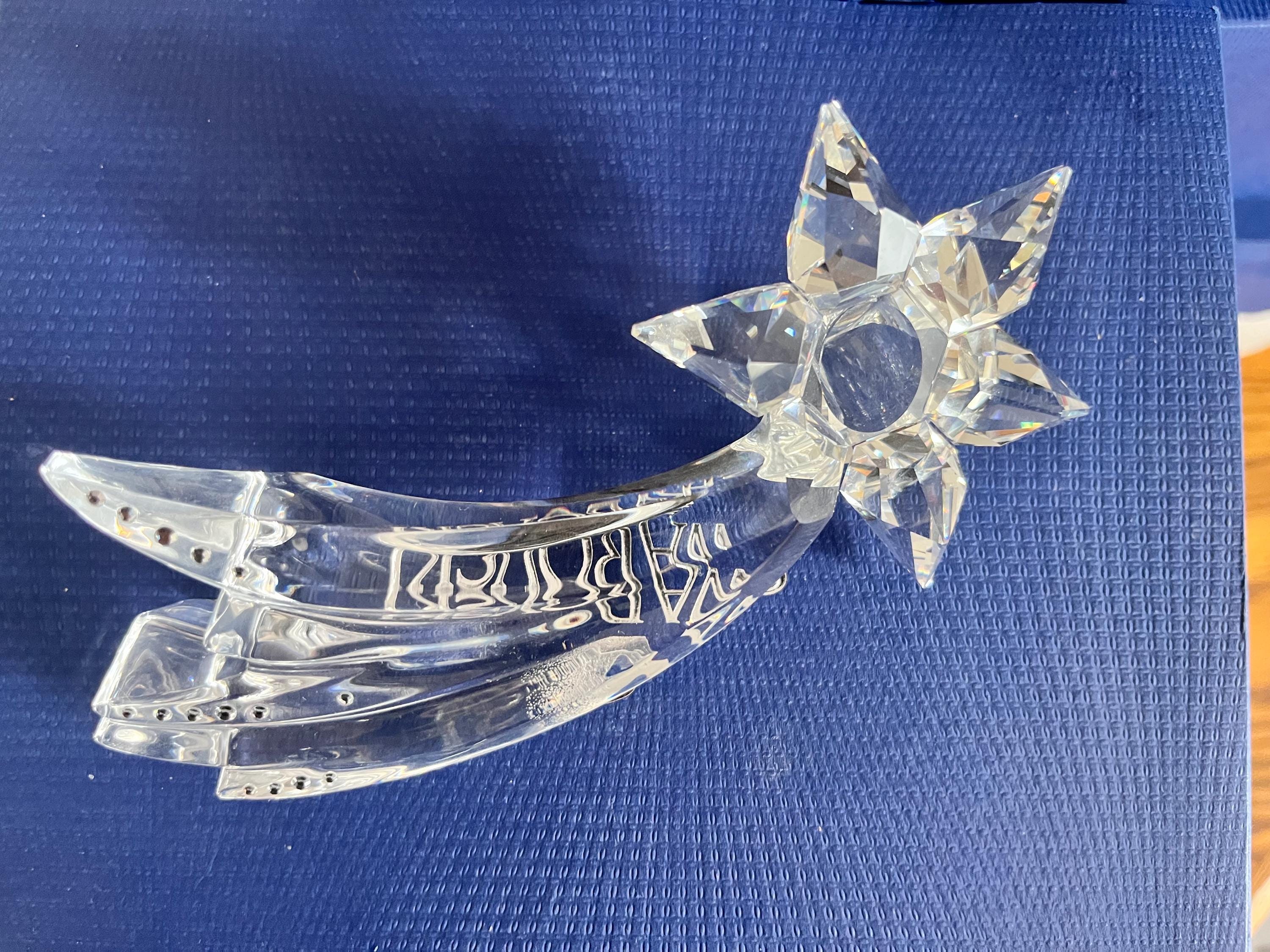 Swarovski Crystal Comet Candle Holder 236716 With Original Box