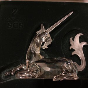 Swarovski Silver Crystal SCS Unicorn Annual Limited Edition 1996