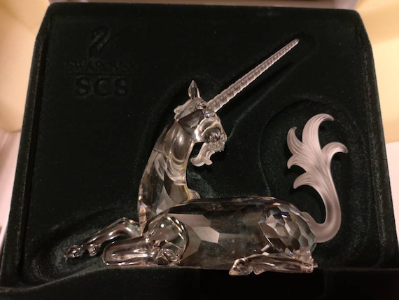 Swarovski Silver Crystal SCS Unicorn Annual Limited Edition 1996
