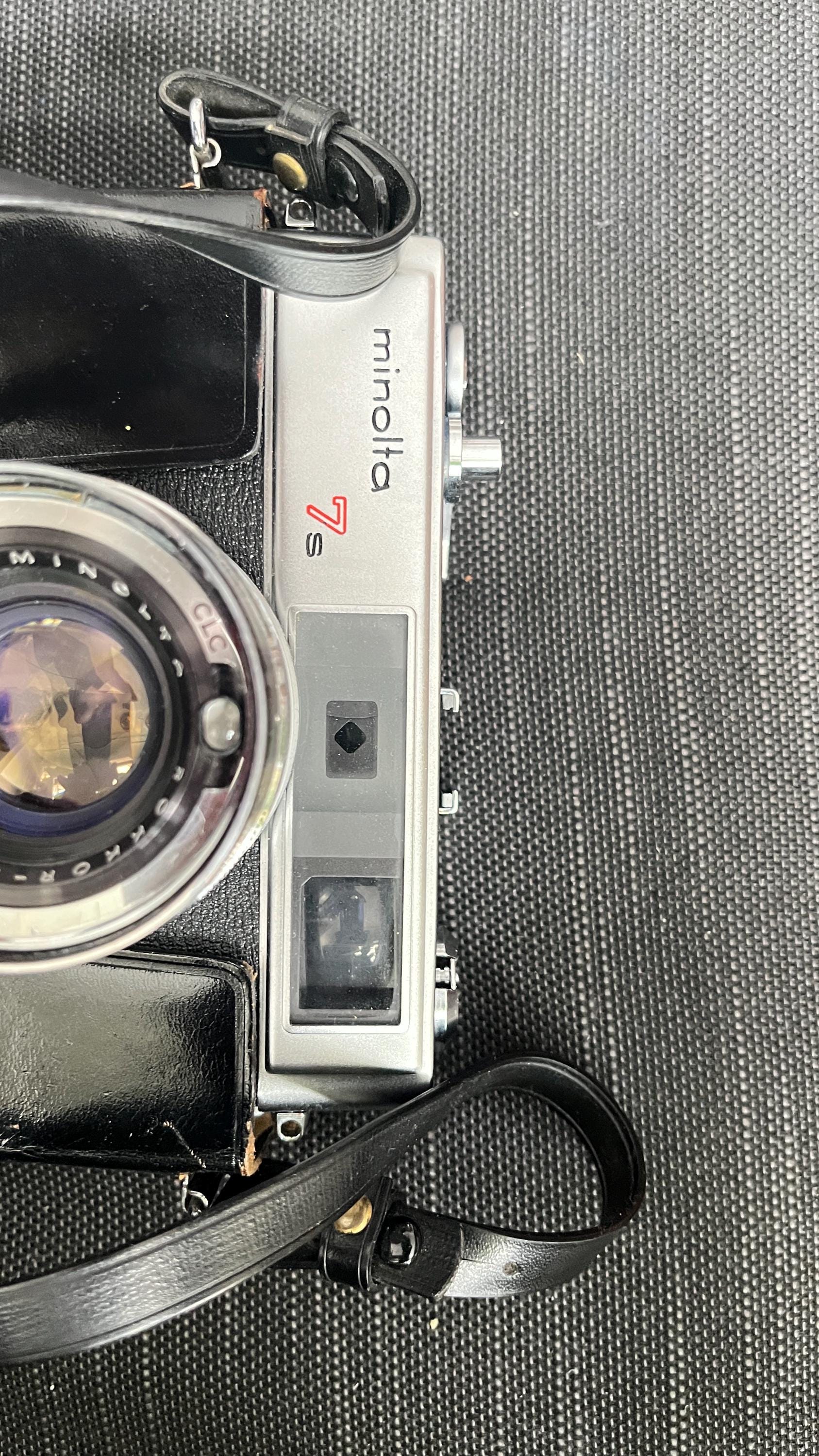 Minolta Hi-matic 7s Camera Japan Rokkor /PF 1:1.8=45mm Lens W