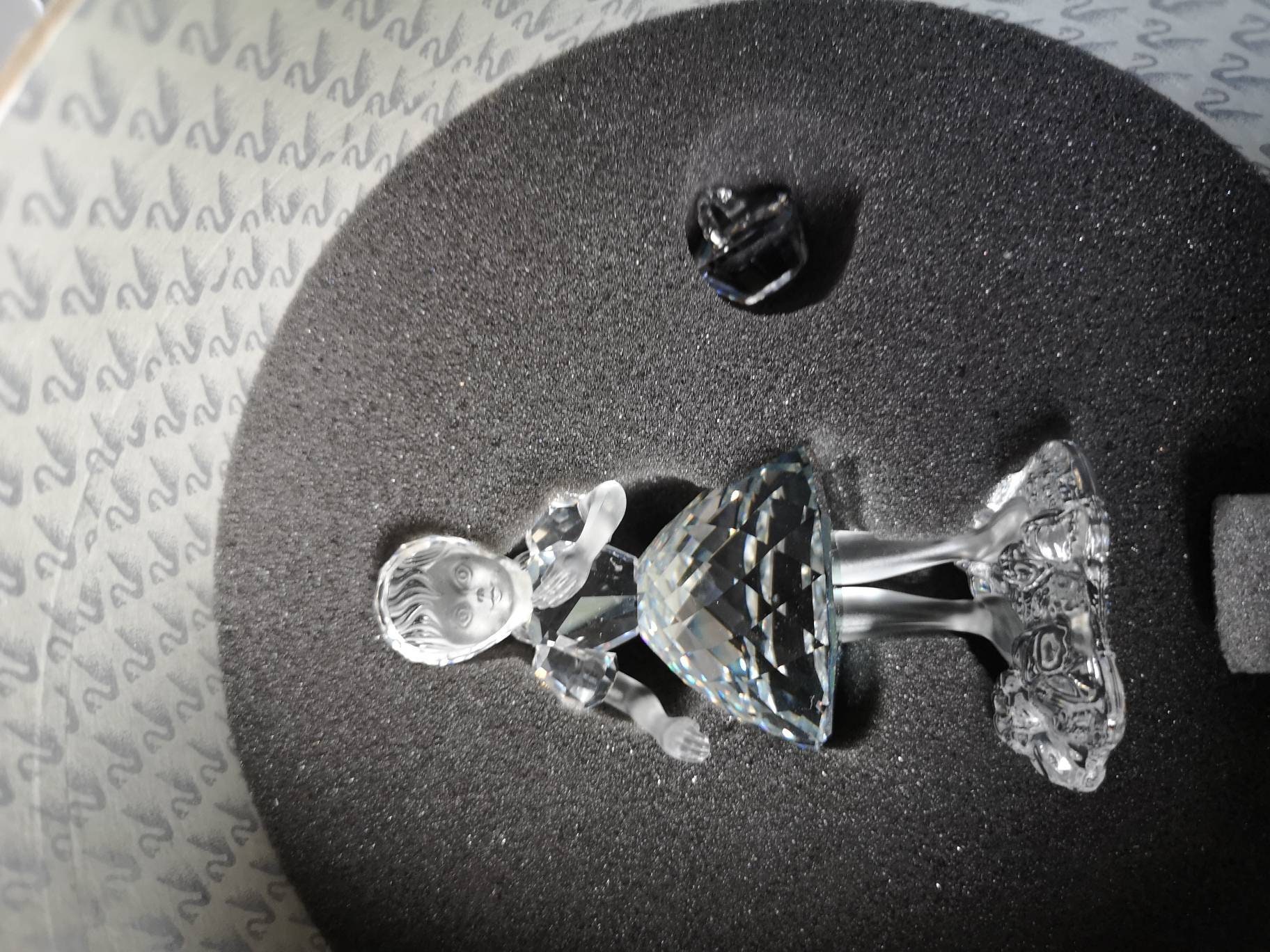 Swarovski Crystals Red Riding Hood Girl and Wolf W/ Box and COA - Etsy