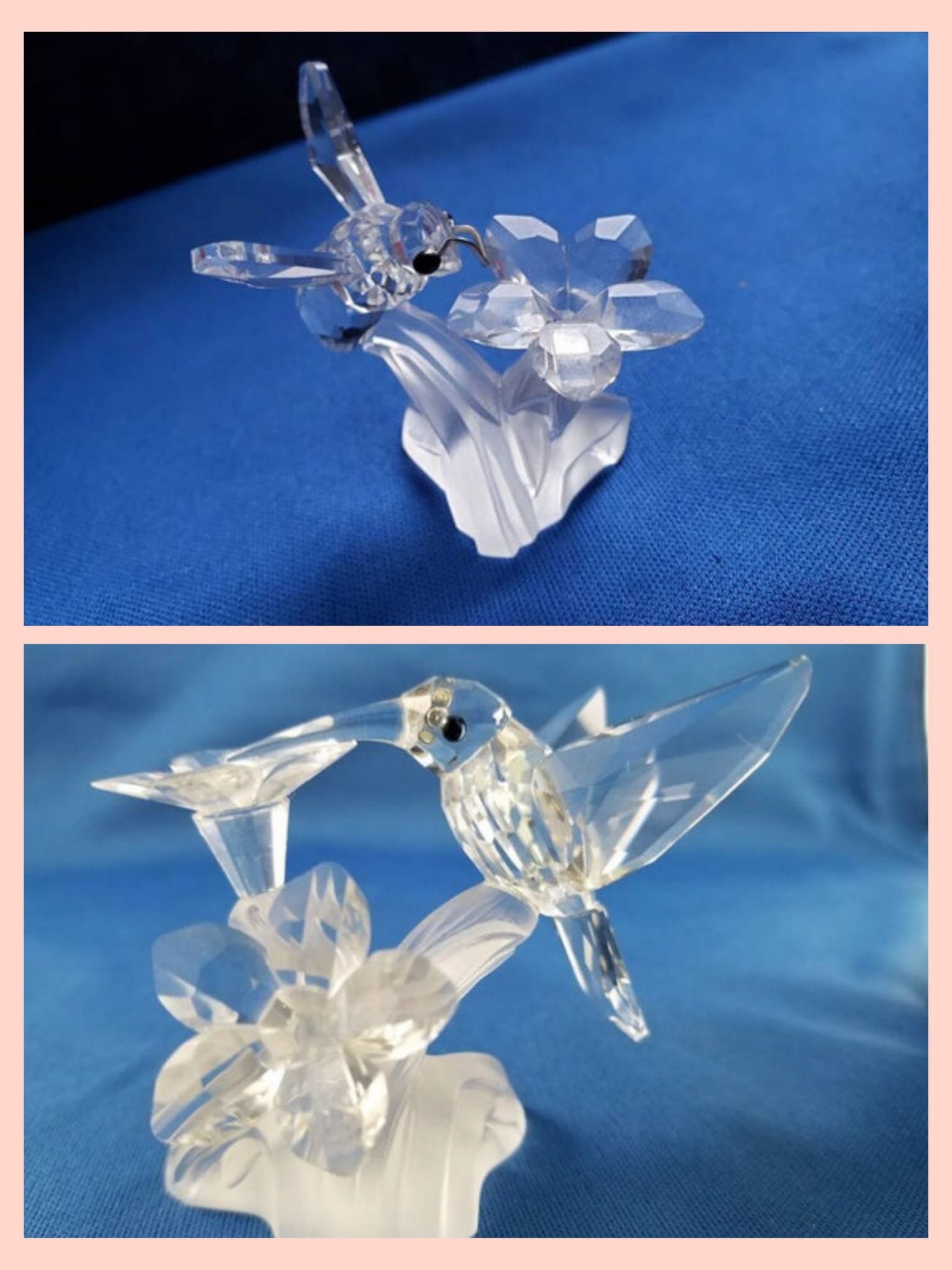 Swarovski Crystal Flower Figurines - Etsy Canada
