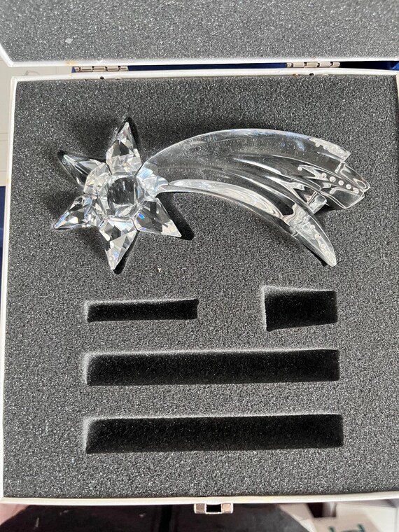 Swarovski Crystal Comet Candle Holder 236716 With Original Box