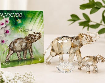 Swarovski Cinta & baby elephant 1137207 1142862 BNIB COA