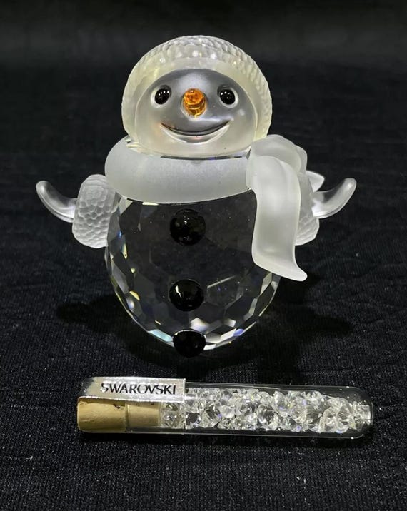 NEW IN BOX Swarovski Crystal 7475 605 Snowman 250229 - Etsy
