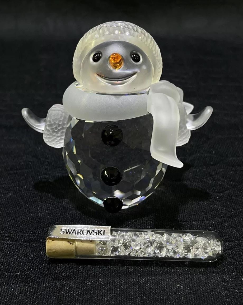NEW IN BOX Swarovski Crystal 7475 605 Snowman 250229 - Etsy