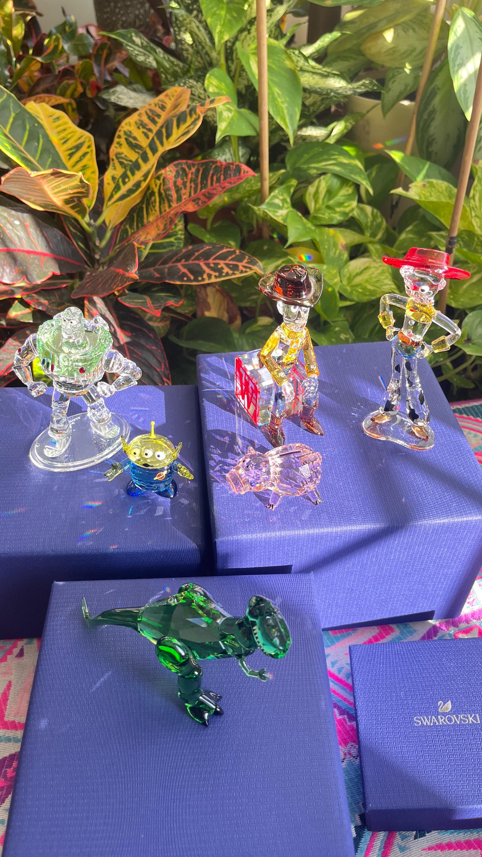 Swarovski Toy Story 6 Pieces Set Woody Jessy Buzz Rex and Ham