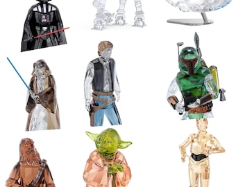 Swarovski Star War  figurines  in mint condition with box priced individually