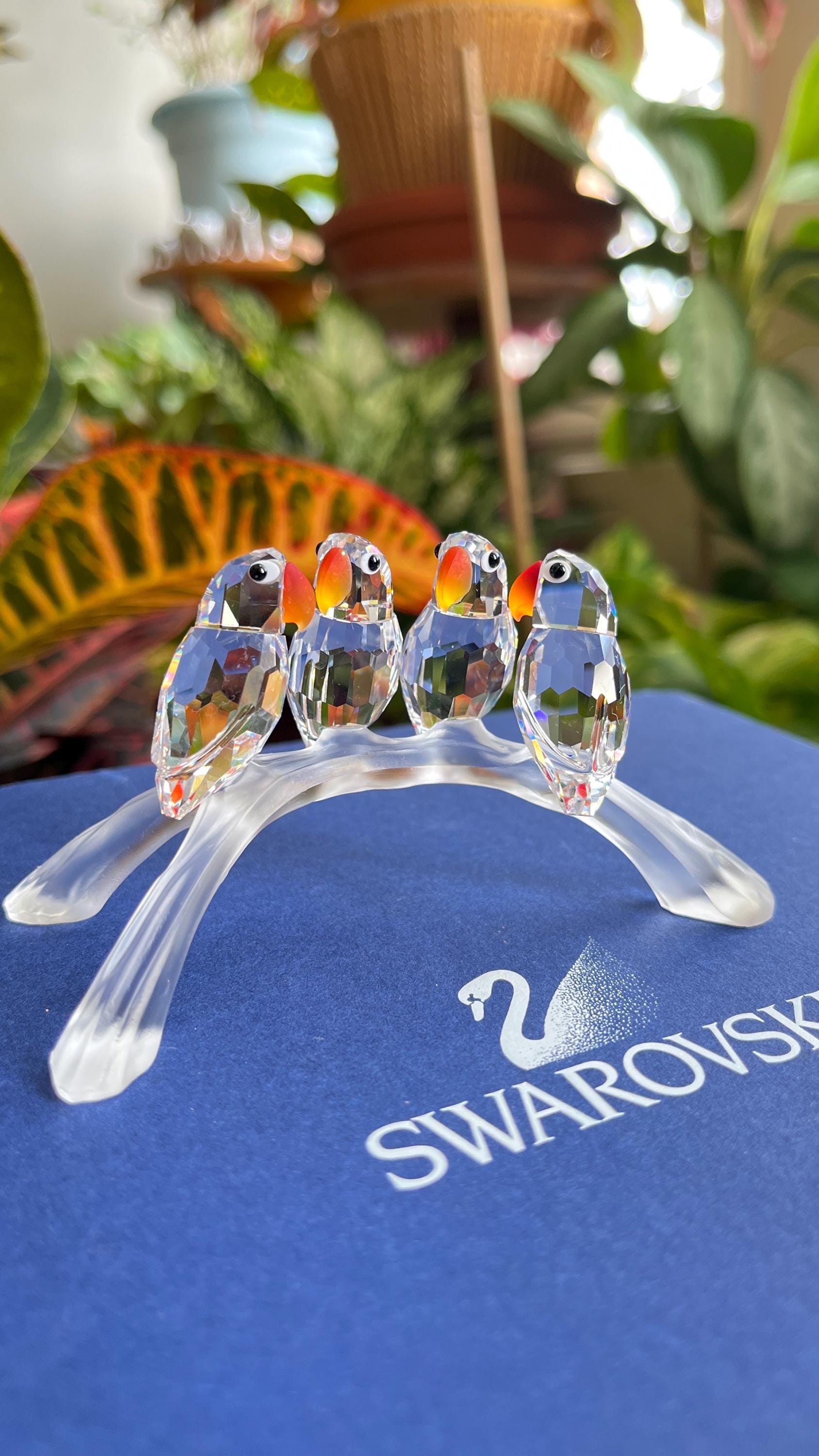 Swarovski Crystal Love Birds W/ Original Box and COA - Etsy