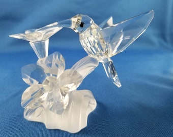 swarovski crystal figurine  HUMMINGBIRD RETIRED 2007 MIB #166184.